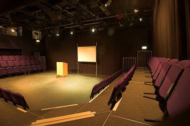View of the stage in Traverse 2